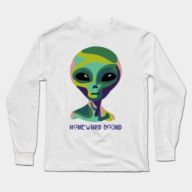 Homeward Bound Long Sleeve T-Shirt by Slightly Unhinged